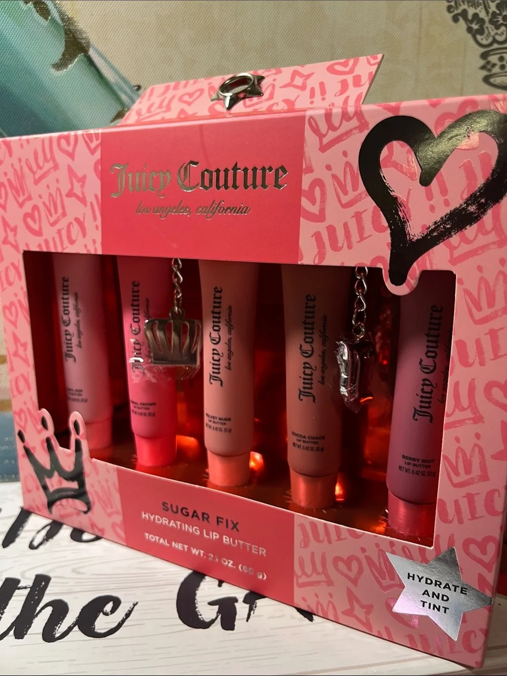 Juicy Couture Hydrating Lip Butter Gift Set - Pink